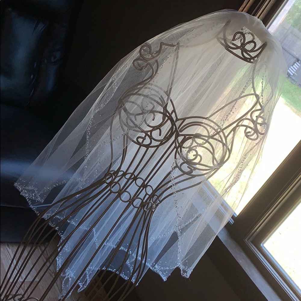 Two Tiered Wedding Veil